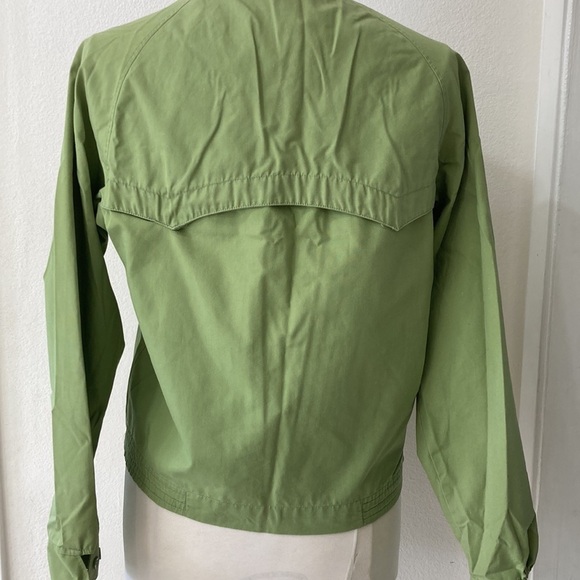 Vintage Cortina windbreaker jacket medium green 60s 70s Rockabilly - Picture 7 of 12